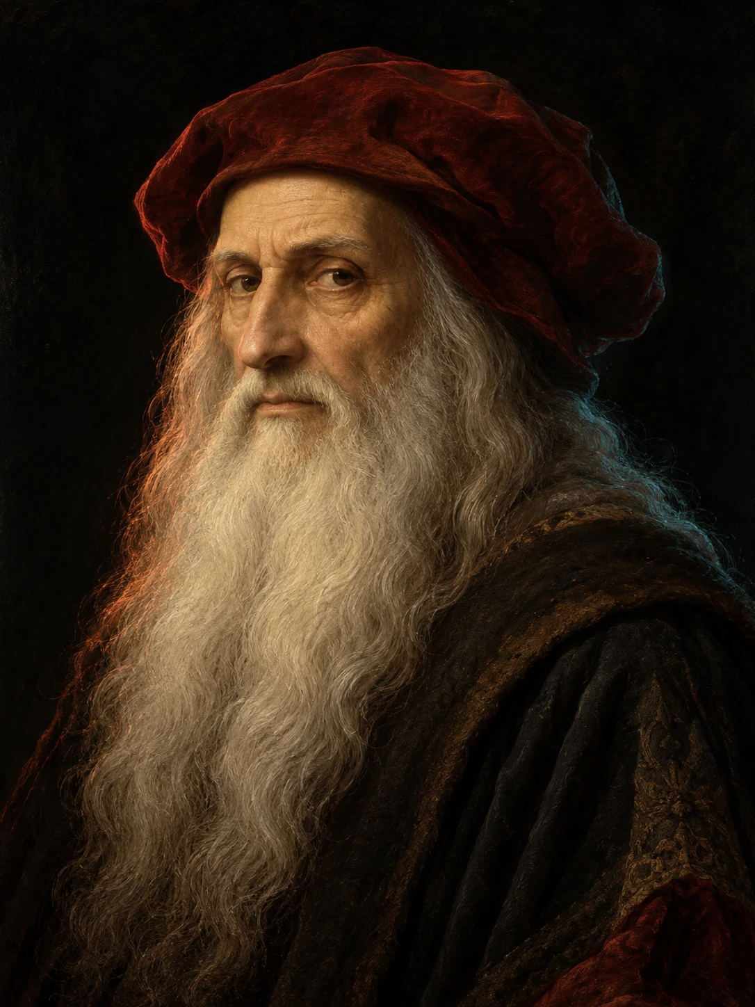 AI interpretation of Leonardo da Vinci
